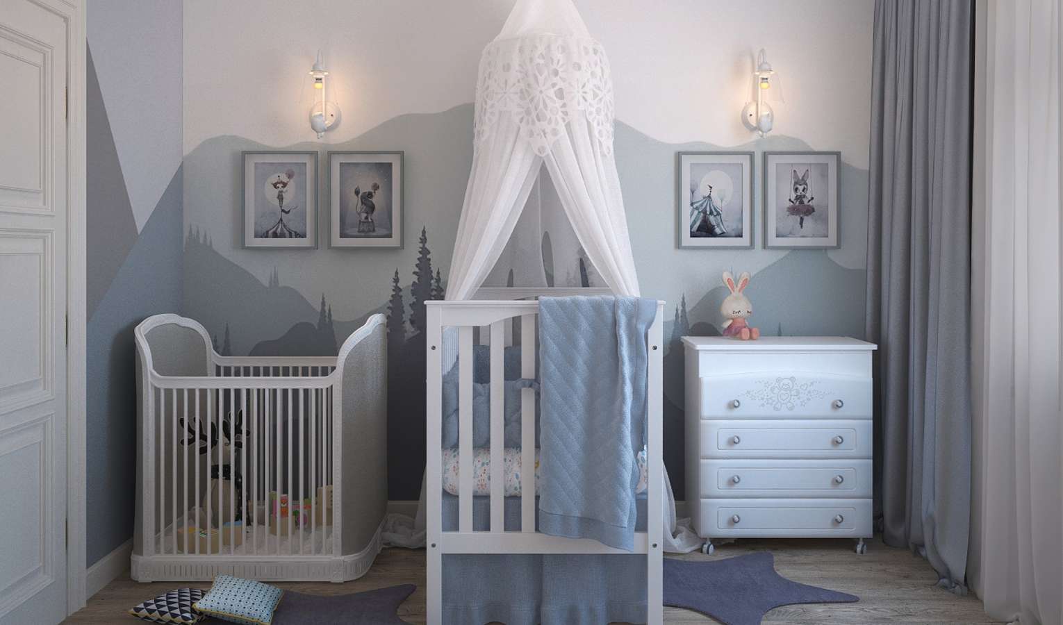 Lo esencial de una habitación de bebé